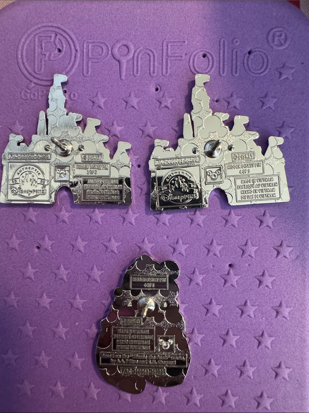Hidden Mickey pin lot of three! - Picture 2 of 2